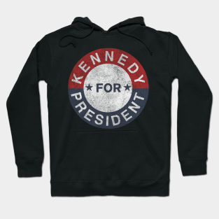 Jfk Hoodie - Vintage JFK Kennedy For President 1960 by Flippin Sweet Gear